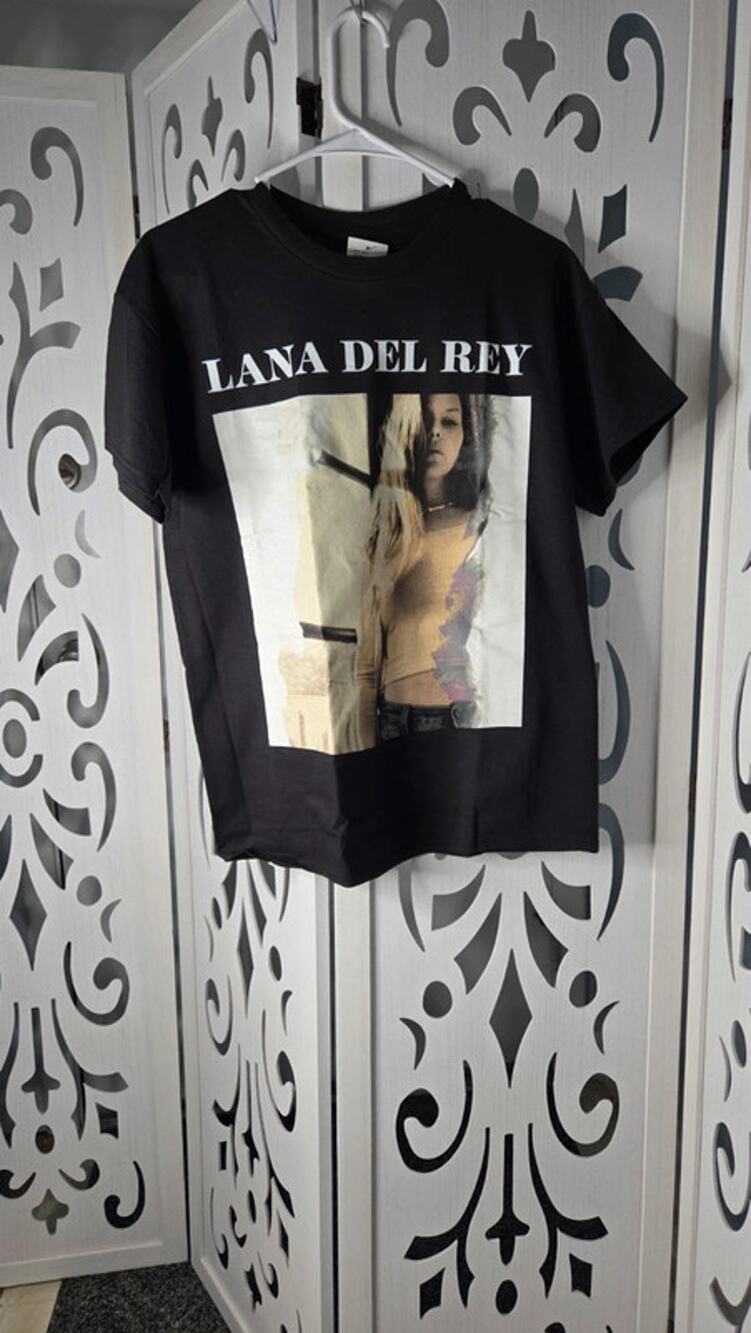 Lana Del Rey Graphic Band T Shirt Black Unisex Small Cotton Music Concert Tee